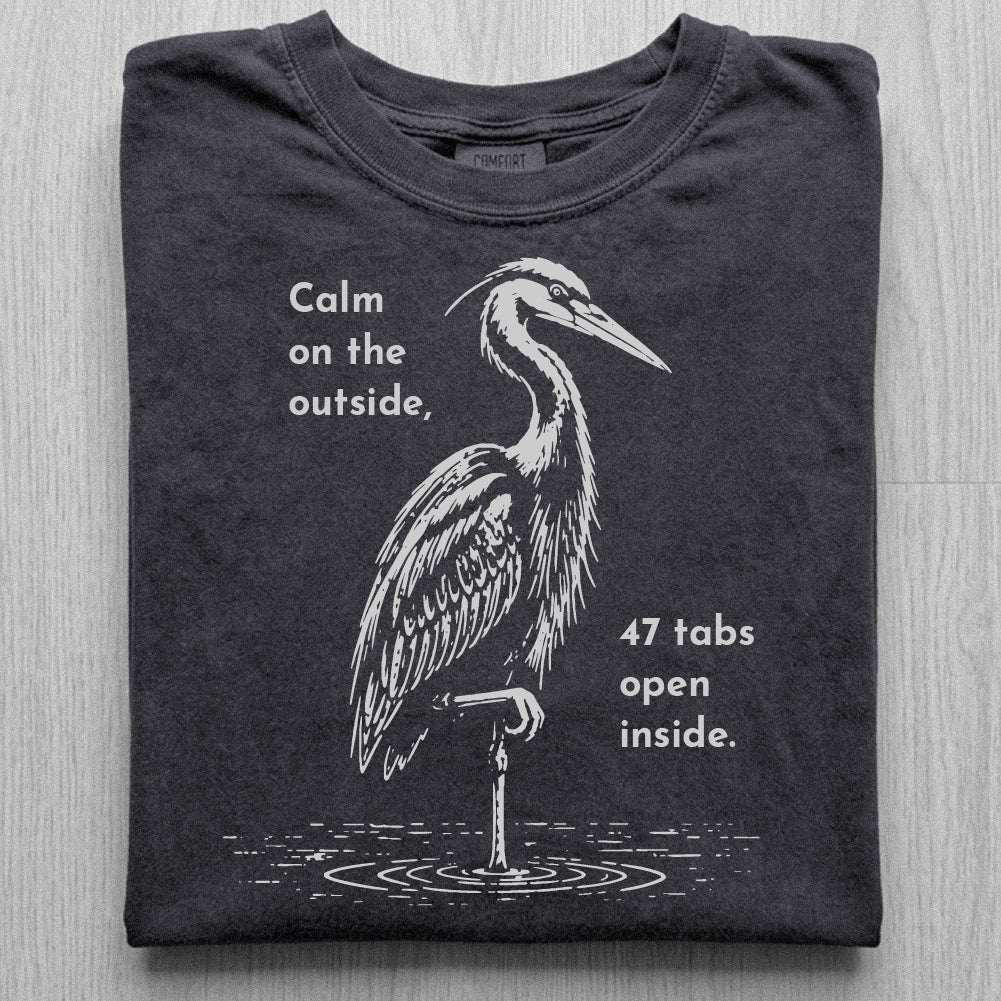 Calm Heron Tshirt