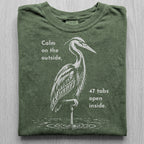 Calm Heron Tshirt