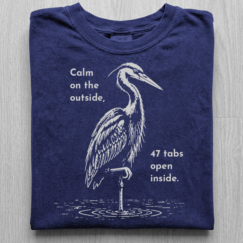 Calm Heron Tshirt