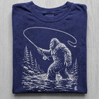 Bigfoot Fly Fishing Tshirt