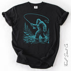 Bigfoot Fly Fishing Tshirt