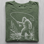 Bigfoot Fly Fishing Tshirt