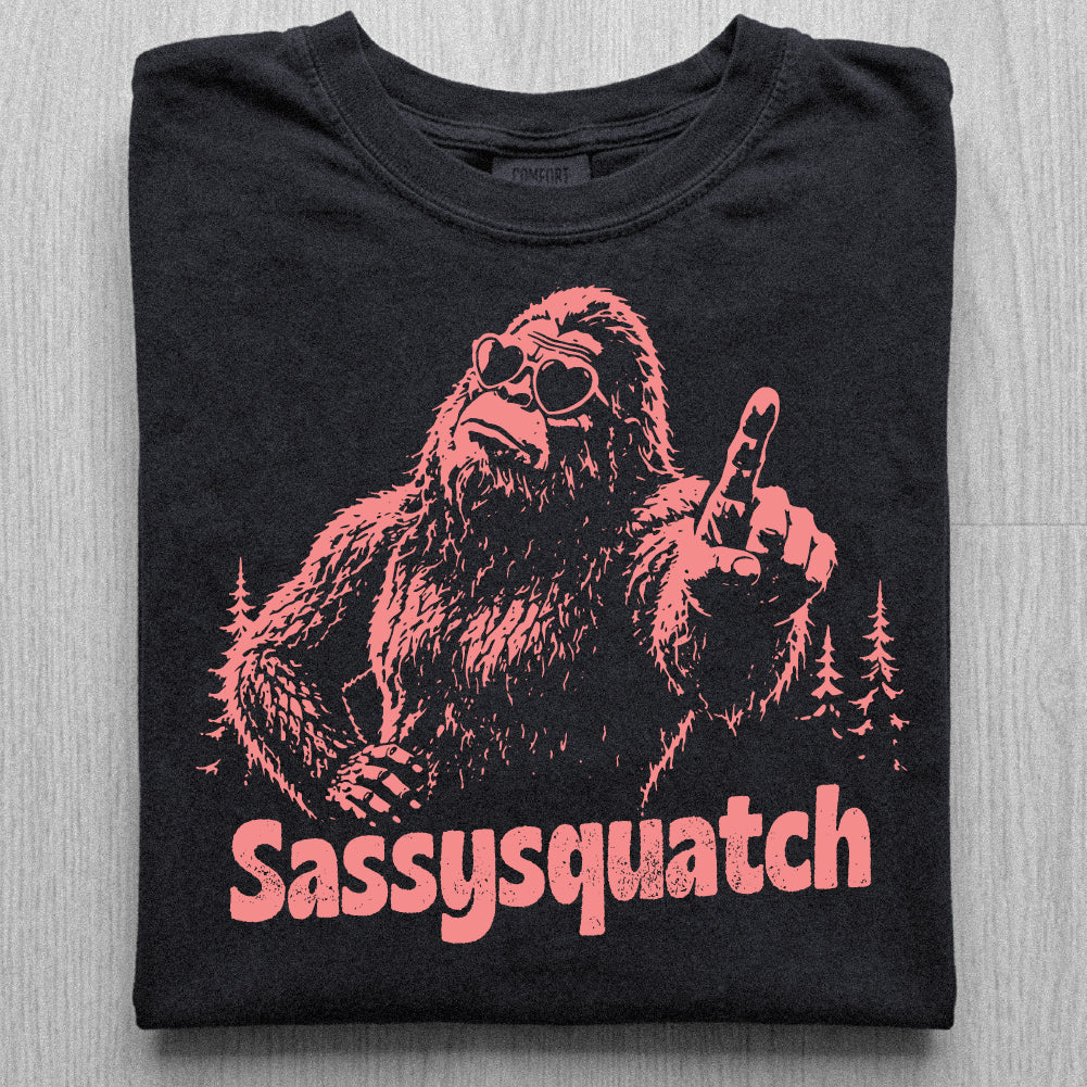 Sassysquatch Bigfoot Tshirt