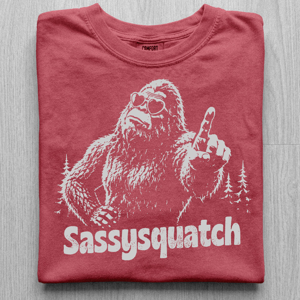 Sassysquatch Bigfoot Tshirt