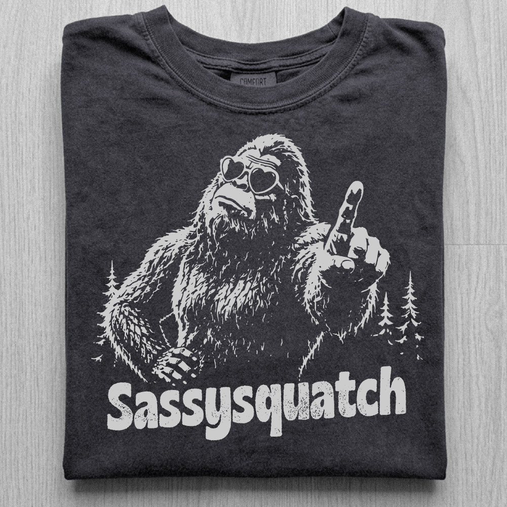 Sassysquatch Bigfoot Tshirt