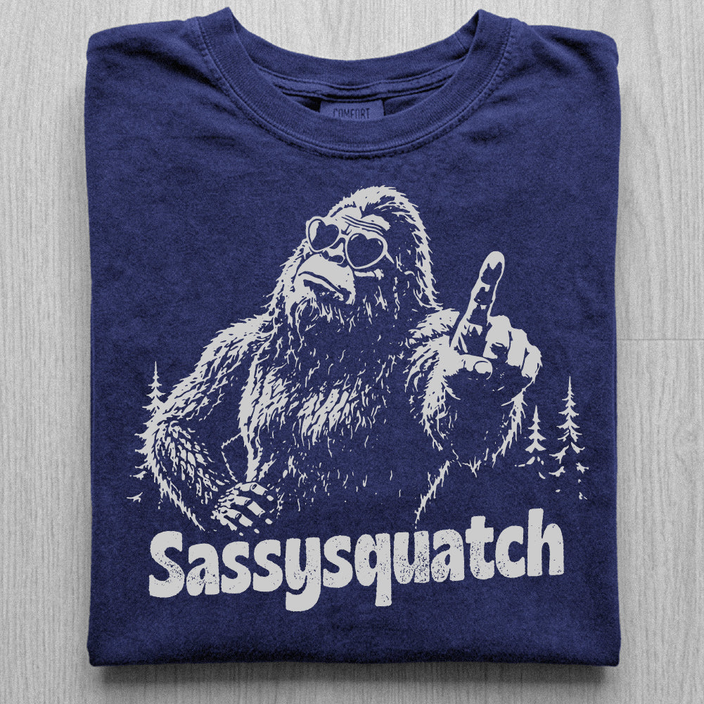 Sassysquatch Bigfoot Tshirt