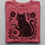 Black Cat Coffee Tshirt