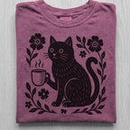 Black Cat Coffee Tshirt