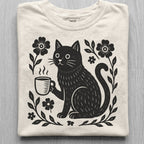 Black Cat Coffee Tshirt