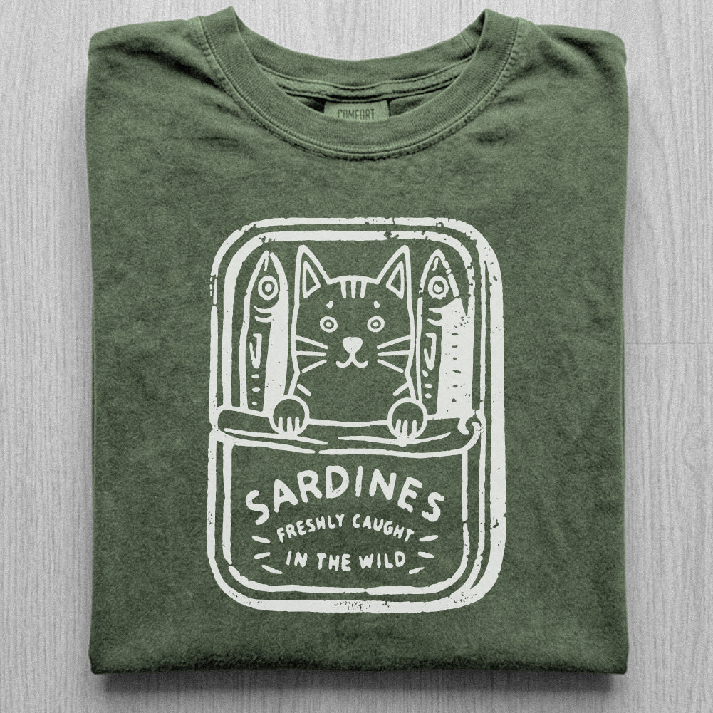 Sardines Wild Cat Tshirt