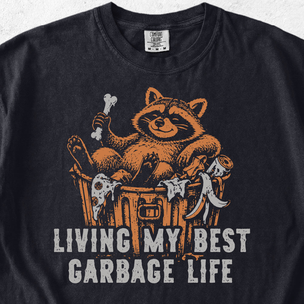 Garbage Raccoon Life Tshirt