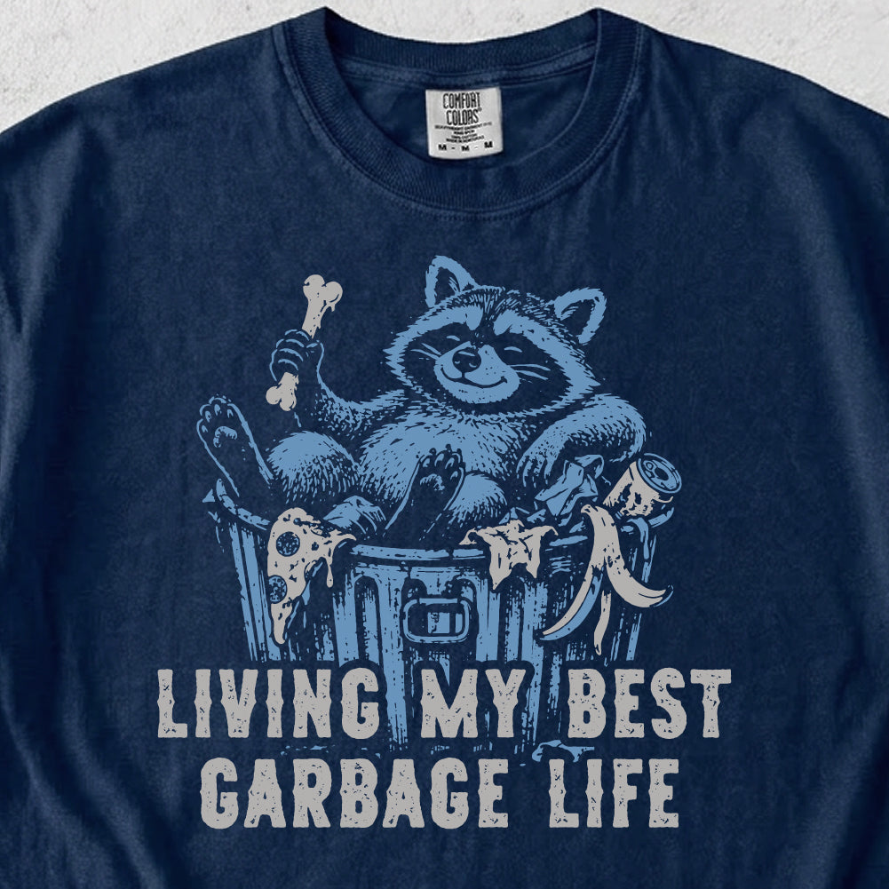 Garbage Raccoon Life Tshirt