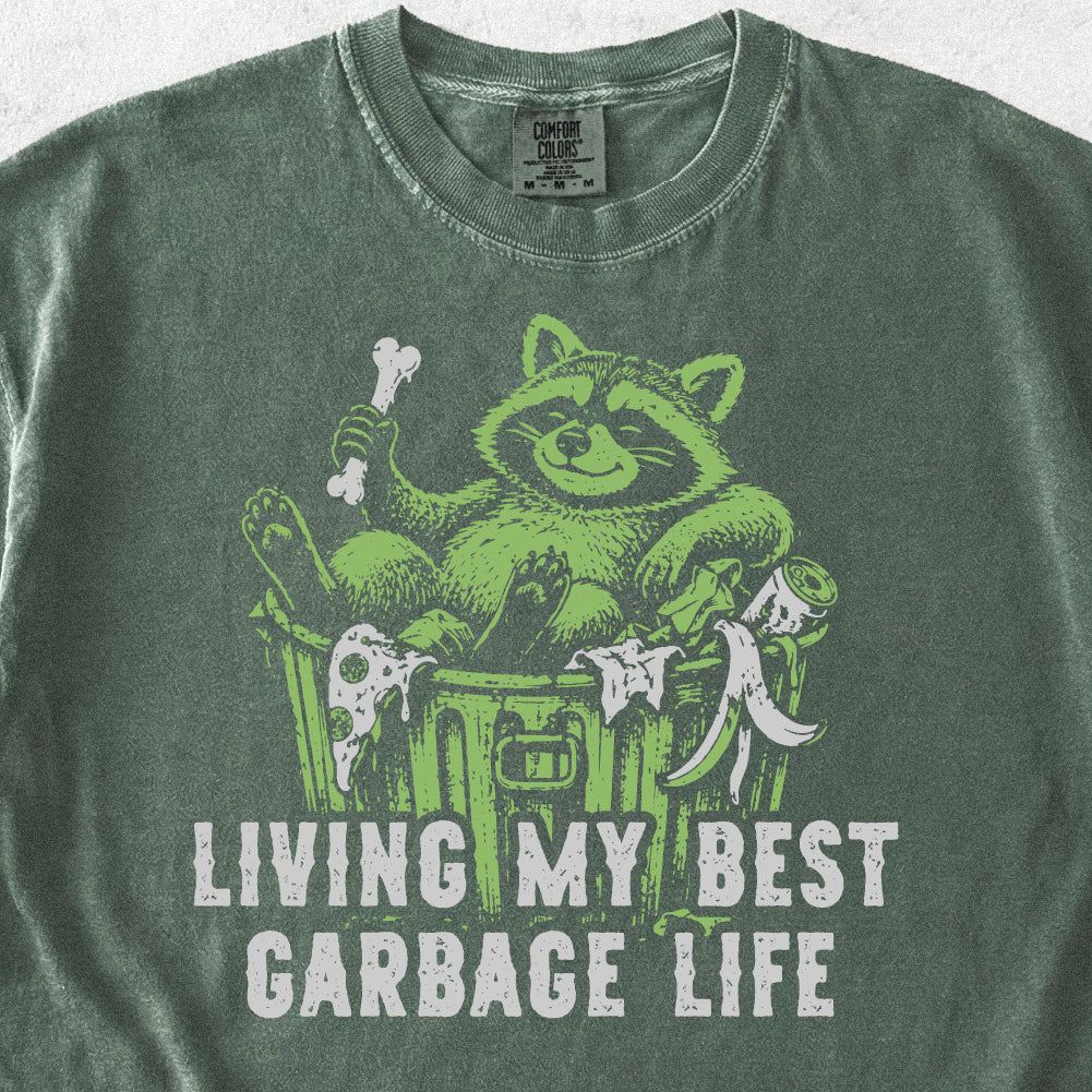 Garbage Raccoon Life Tshirt