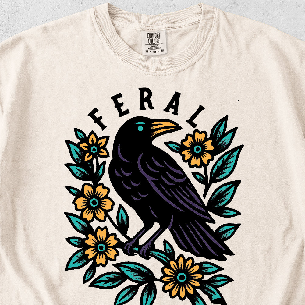 Feral Crow Tshirt