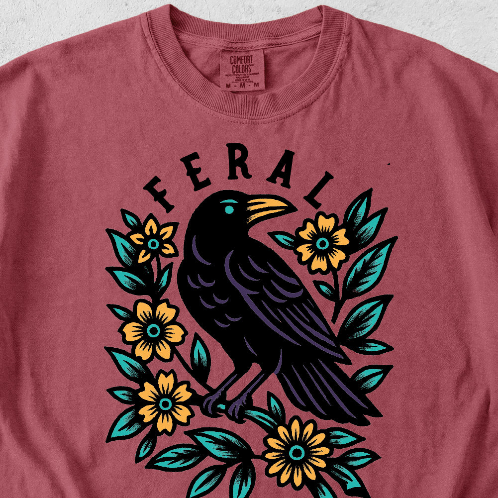Feral Crow Tshirt