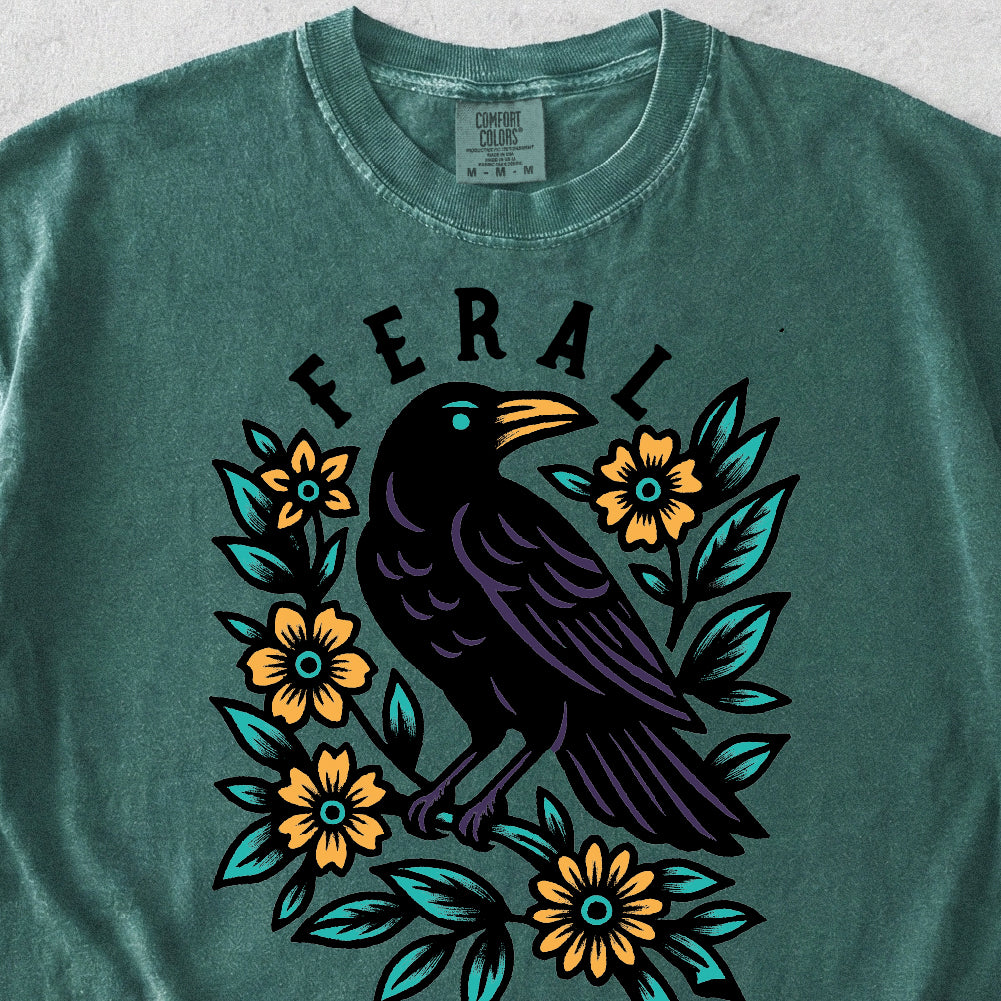 Feral Crow Tshirt