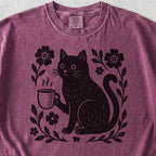 Black Cat Coffee Tshirt