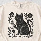 Black Cat Coffee Tshirt