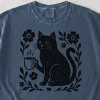 Black Cat Coffee Tshirt
