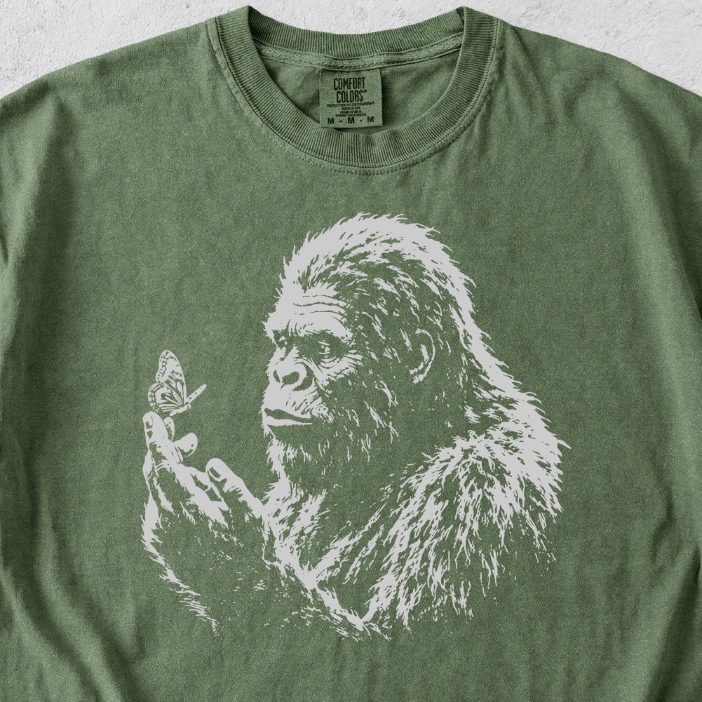 Bigfoot Butterfly Tshirt