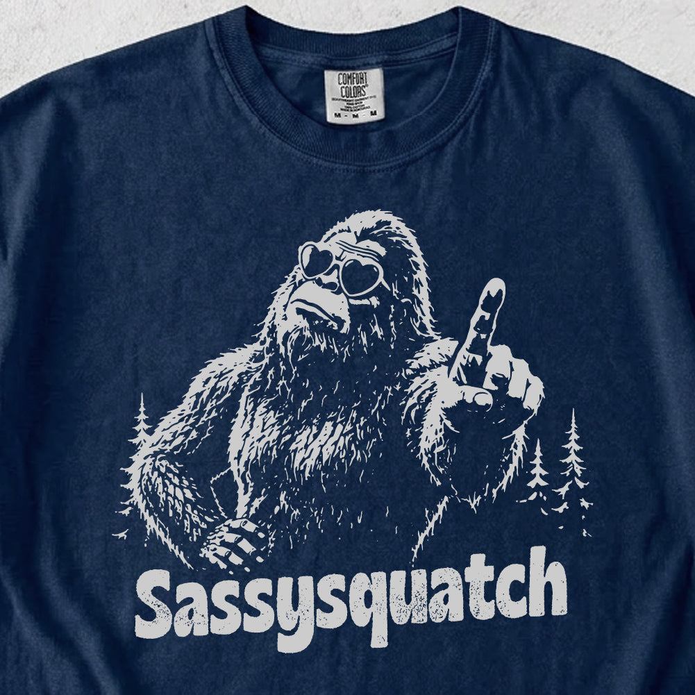 Sassysquatch Bigfoot Tshirt
