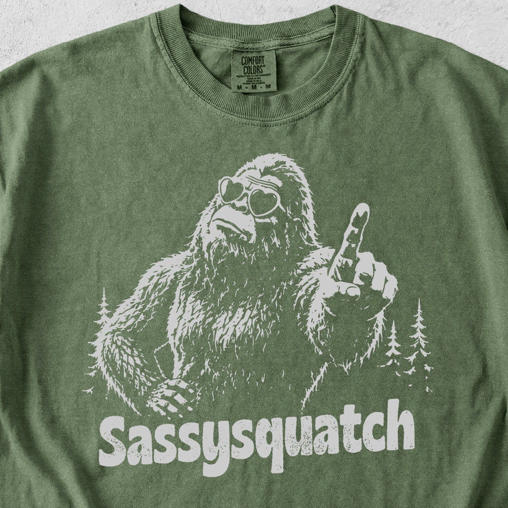 Sassysquatch Bigfoot Tshirt