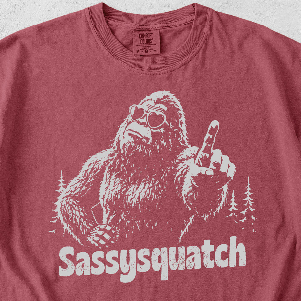 Sassysquatch Bigfoot Tshirt