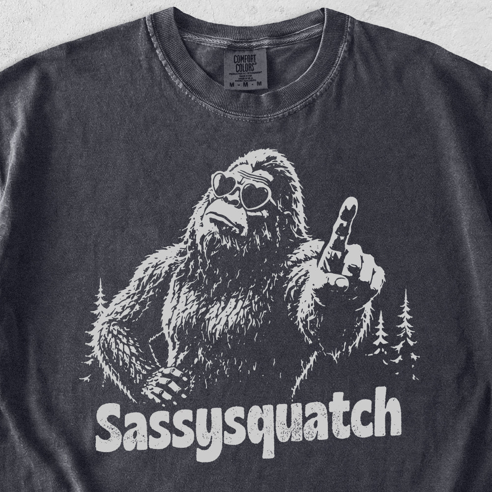 Sassysquatch Bigfoot Tshirt