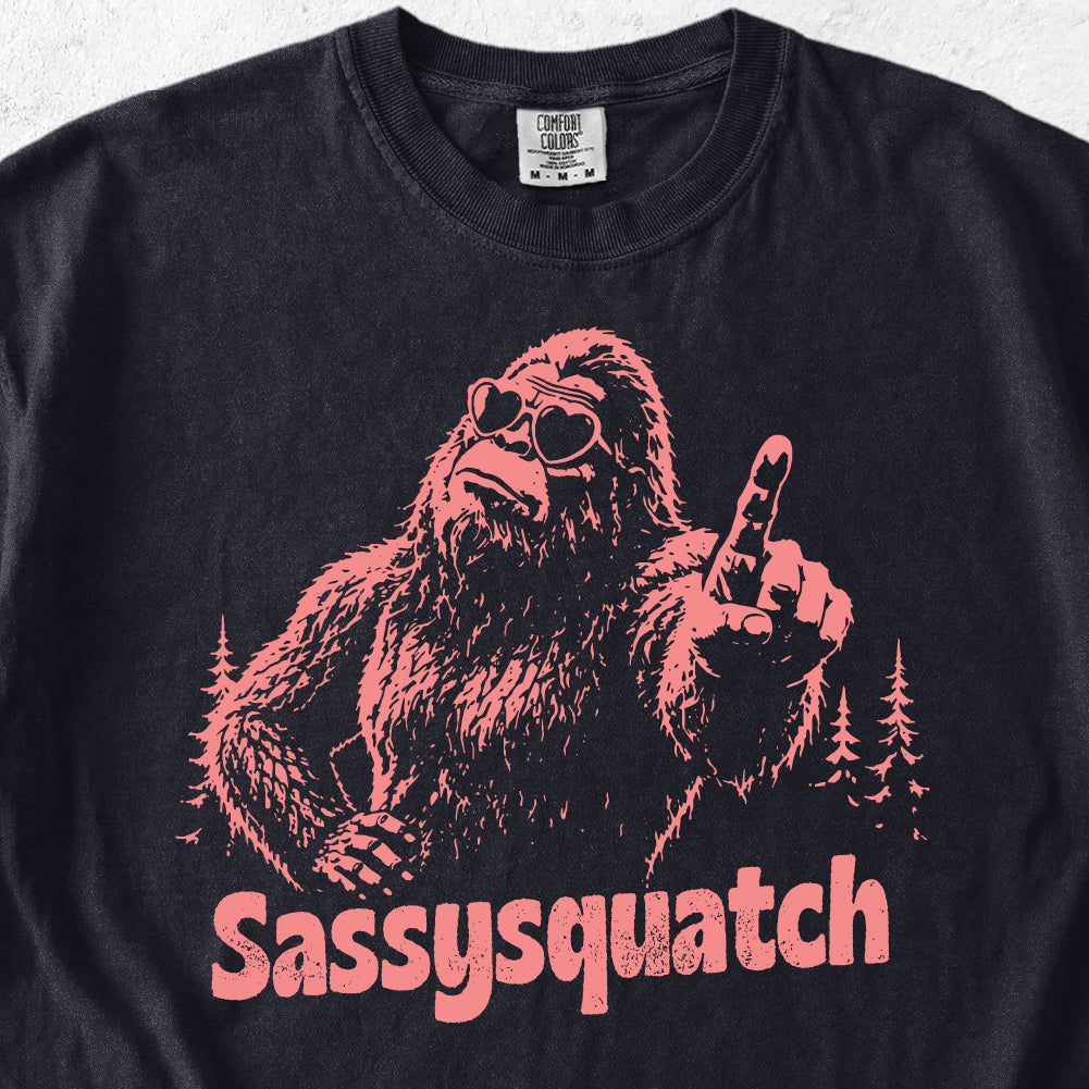 Sassysquatch Bigfoot Tshirt