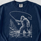 Bigfoot Fly Fishing Tshirt