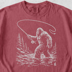 Bigfoot Fly Fishing Tshirt