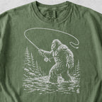 Bigfoot Fly Fishing Tshirt