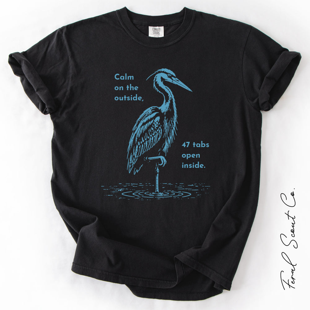 Calm Heron Tshirt