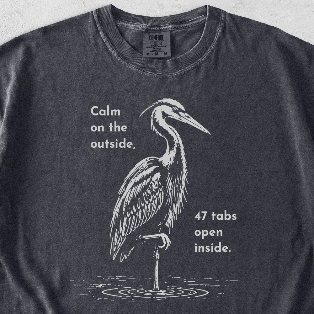 Calm Heron Tshirt