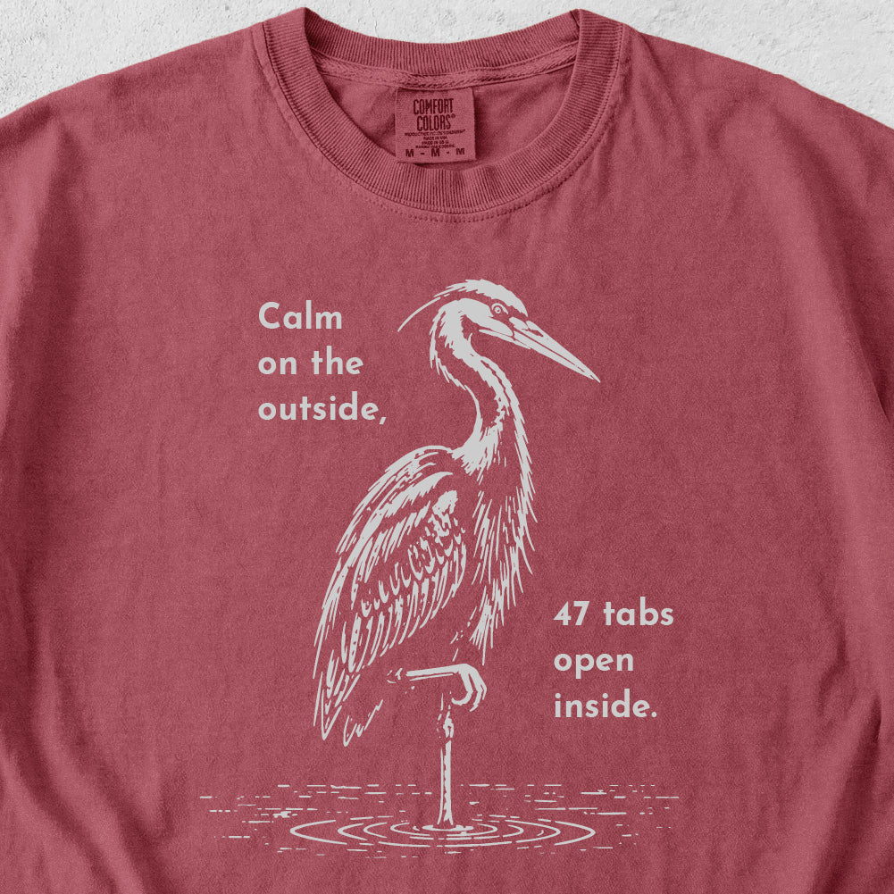 Calm Heron Tshirt