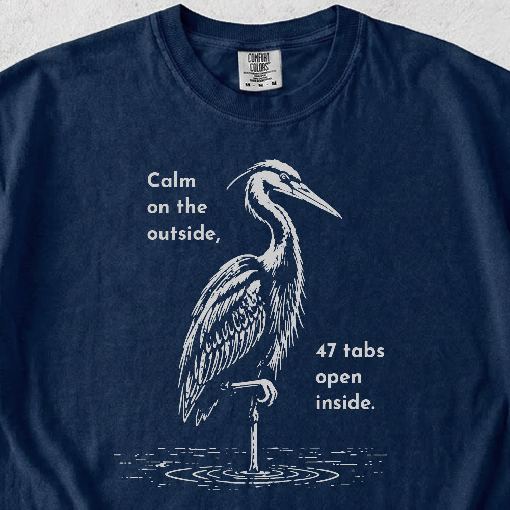 Calm Heron Tshirt