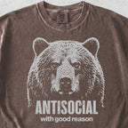 Antisocial Bear Tshirt