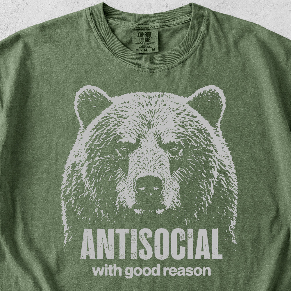 Antisocial Bear Tshirt