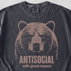 Antisocial Bear Tshirt