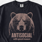 Antisocial Bear Tshirt