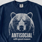 Antisocial Bear Tshirt