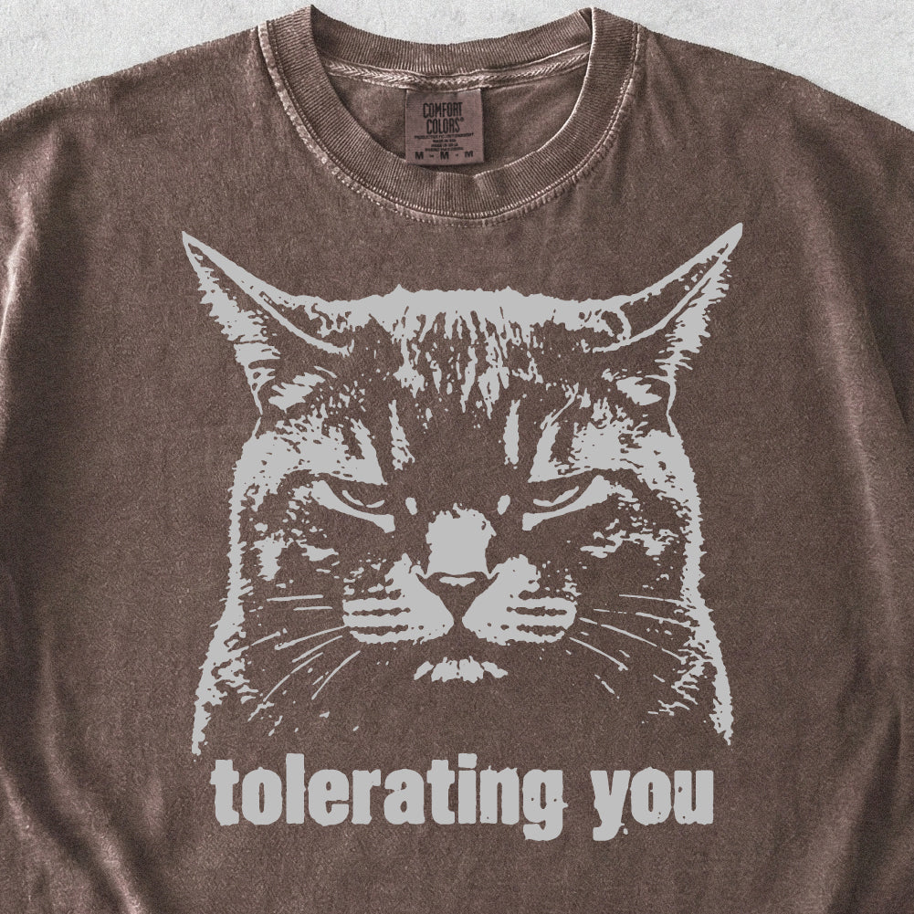 Tolerating You Cat Tshirt