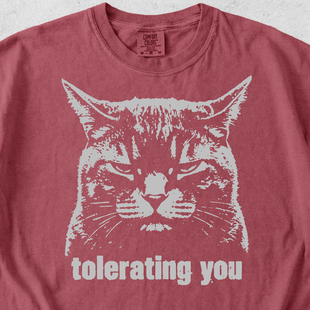 Tolerating You Cat Tshirt