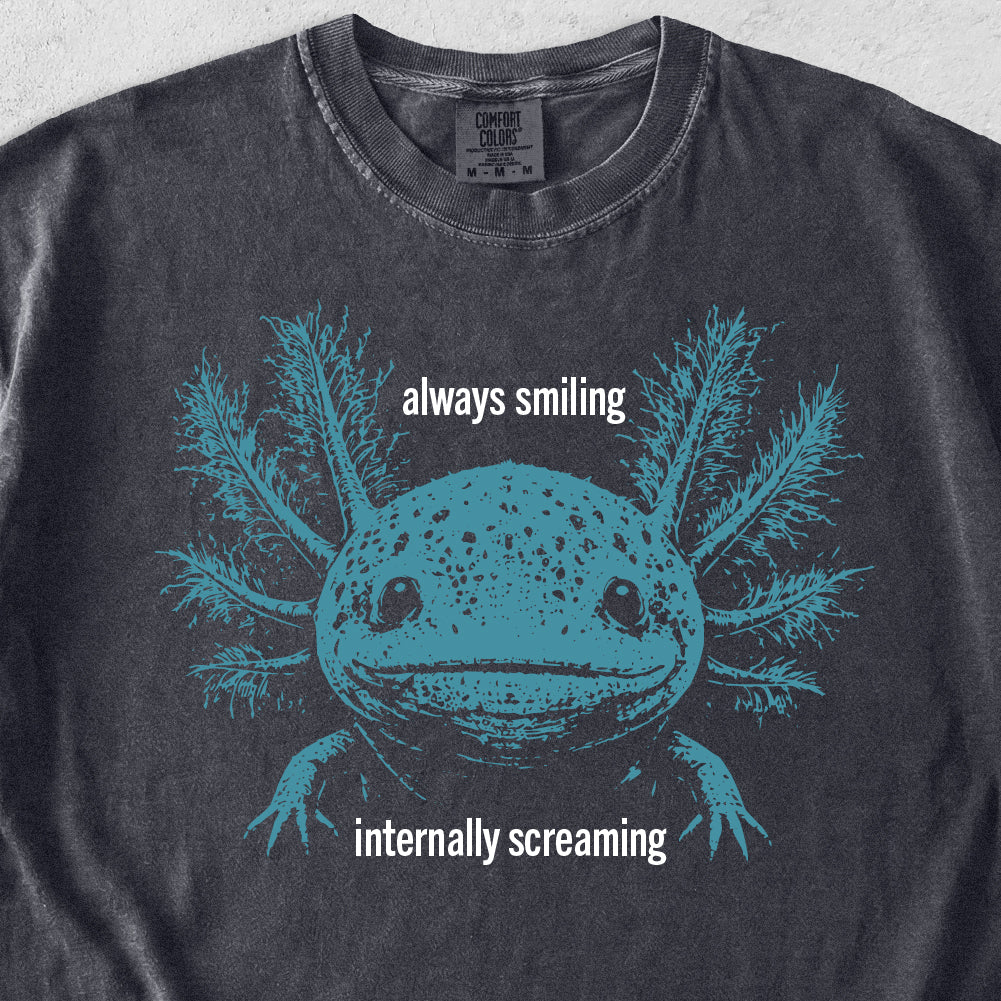Always Smiling Axolotl Tshirt