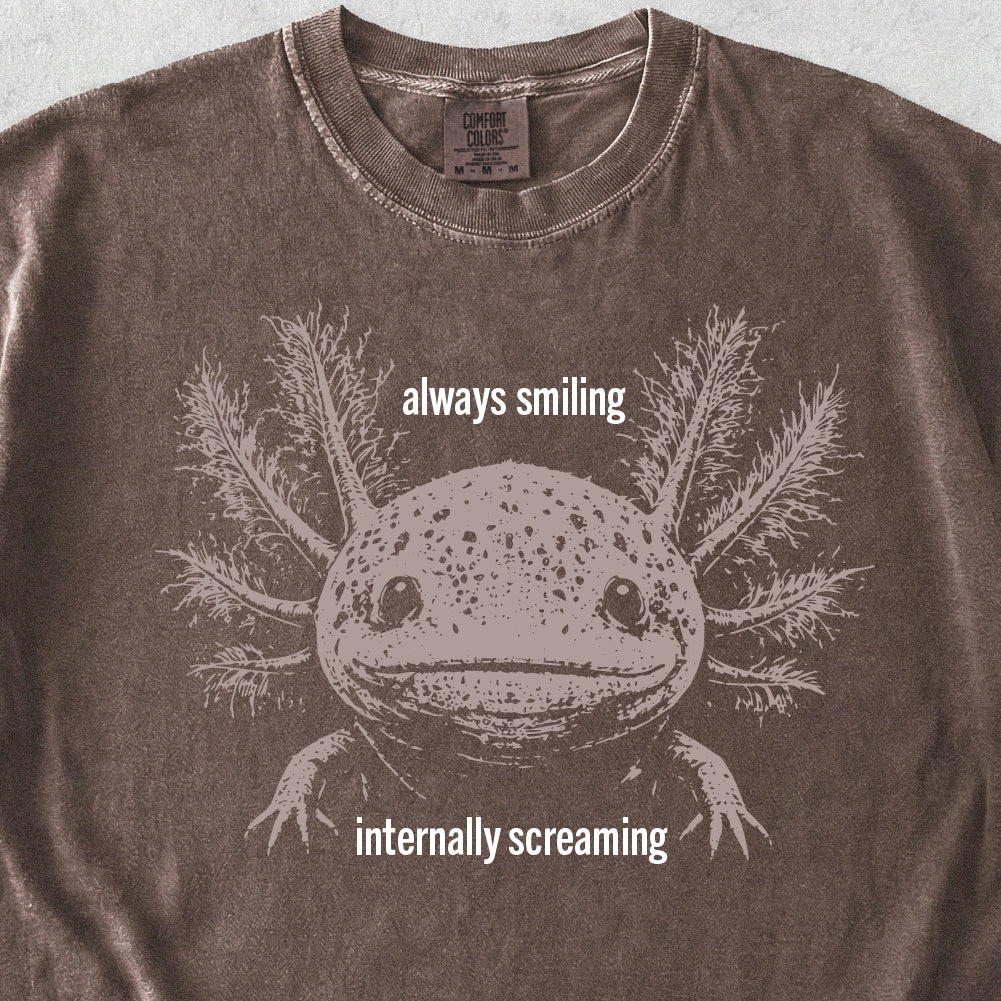 Always Smiling Axolotl Tshirt