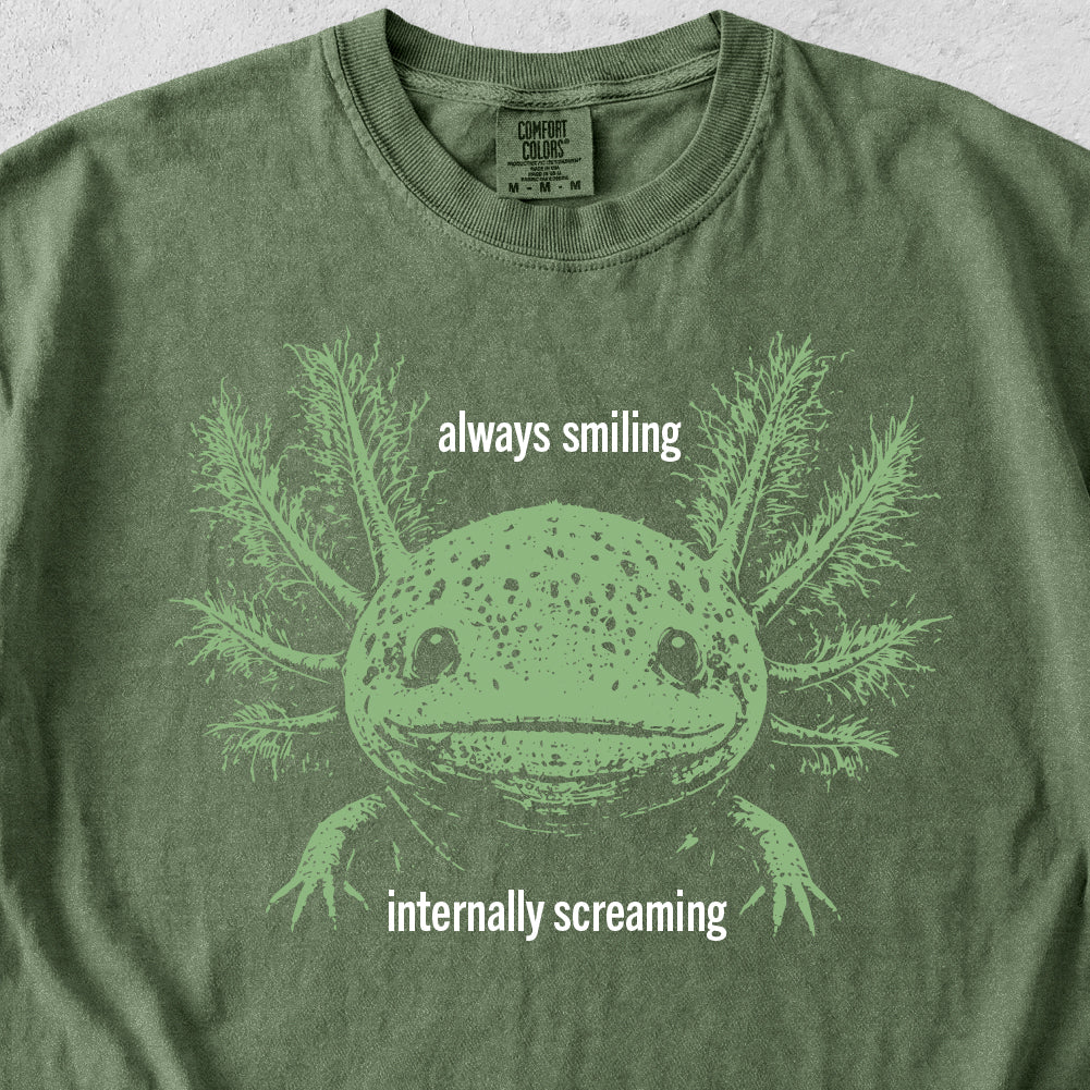 Always Smiling Axolotl Tshirt