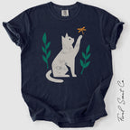 Cat Dragonfly Tshirt