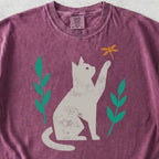 Cat Dragonfly Tshirt