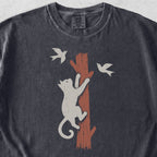 Cat Climbing Tree Tshirt
