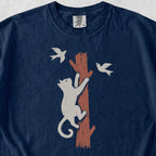 Cat Climbing Tree Tshirt